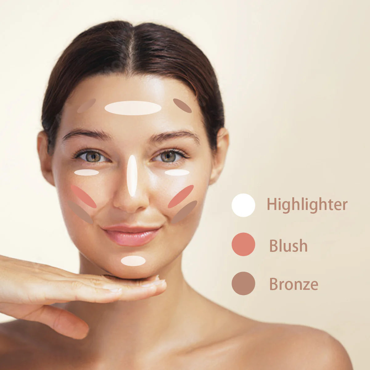 PHOERA 3 in 1 MAKEUP PALETTE