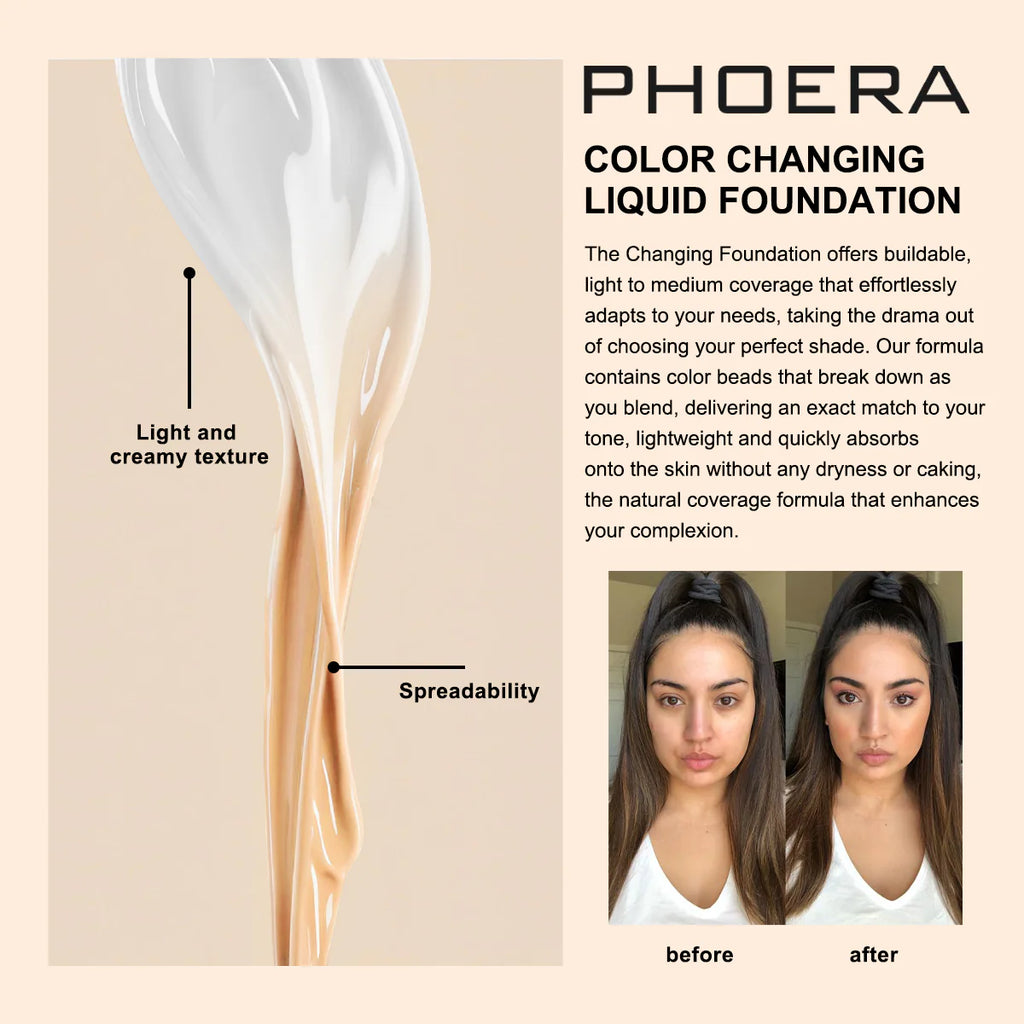 PHOERA Color Changing Liquid Foundation
