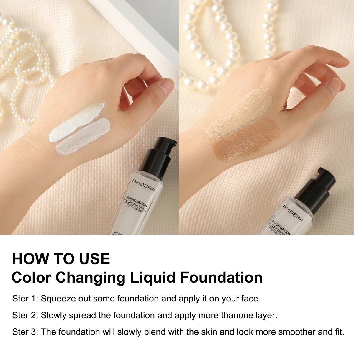 PHOERA Color Changing Liquid Foundation