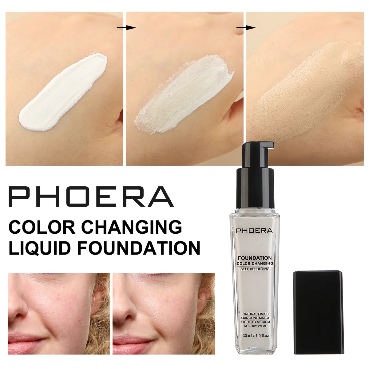 PHOERA Color Changing Liquid Foundation