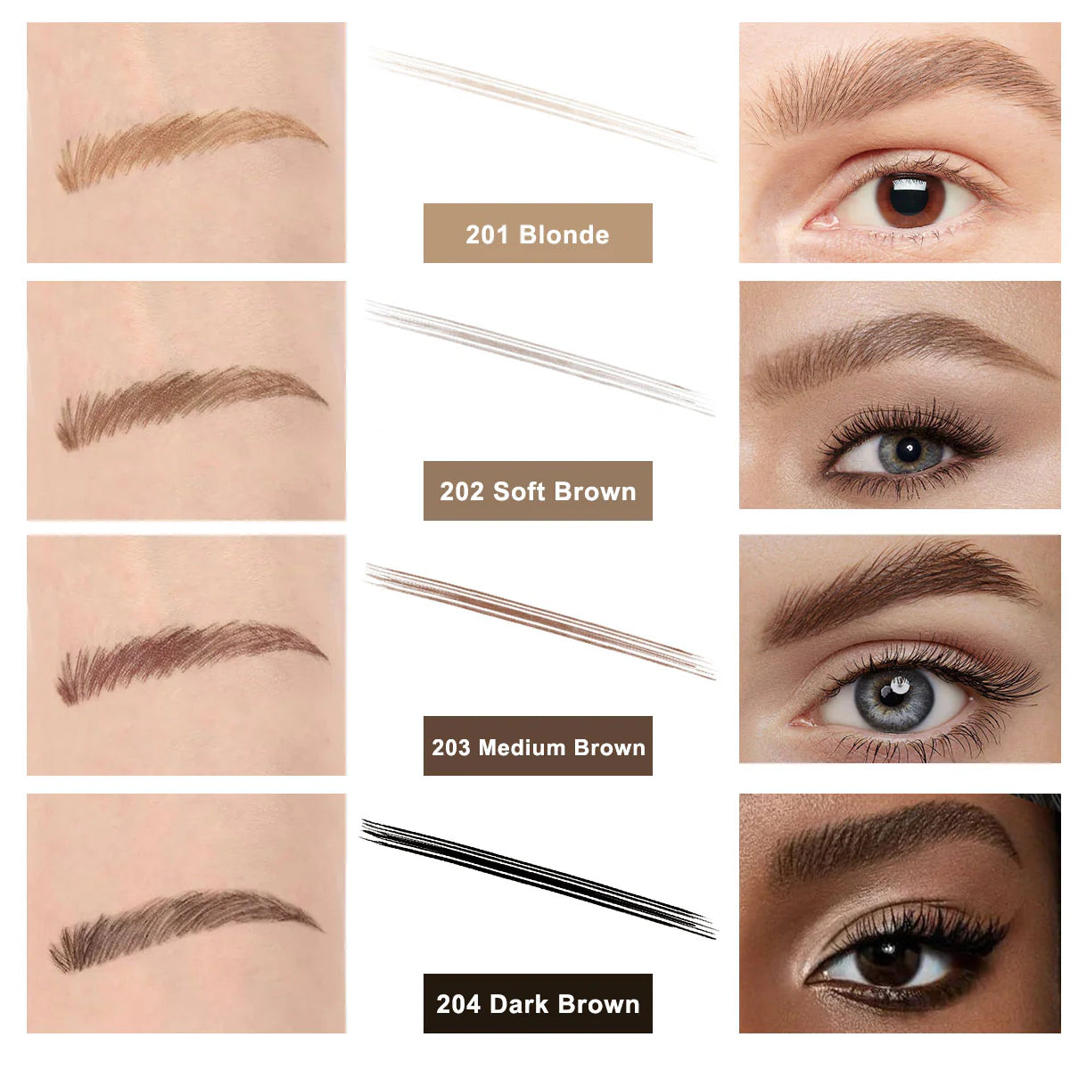 PHOERA Instant Hair-like Eyebrow Pen