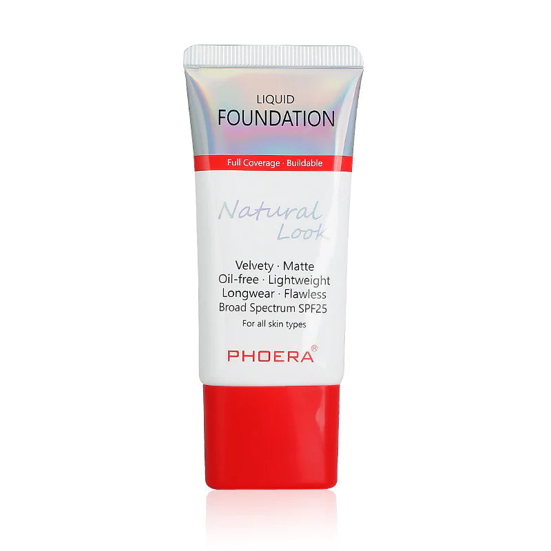 PHOERA Velvety Matte Cover Liquid Foundation