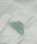 Iridescent Flower & Butterfly Claw Clip