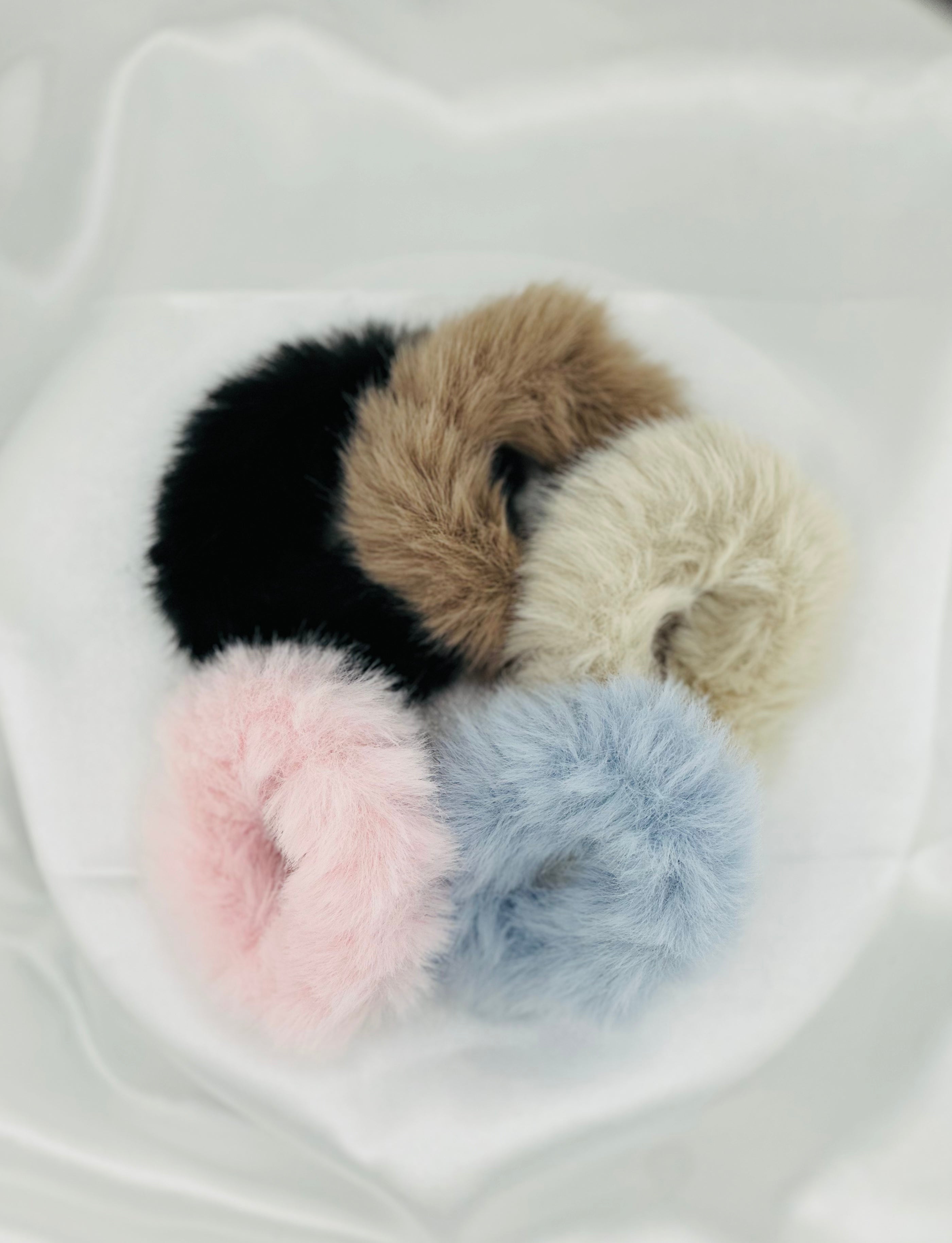 Faux Fur Hair Tie