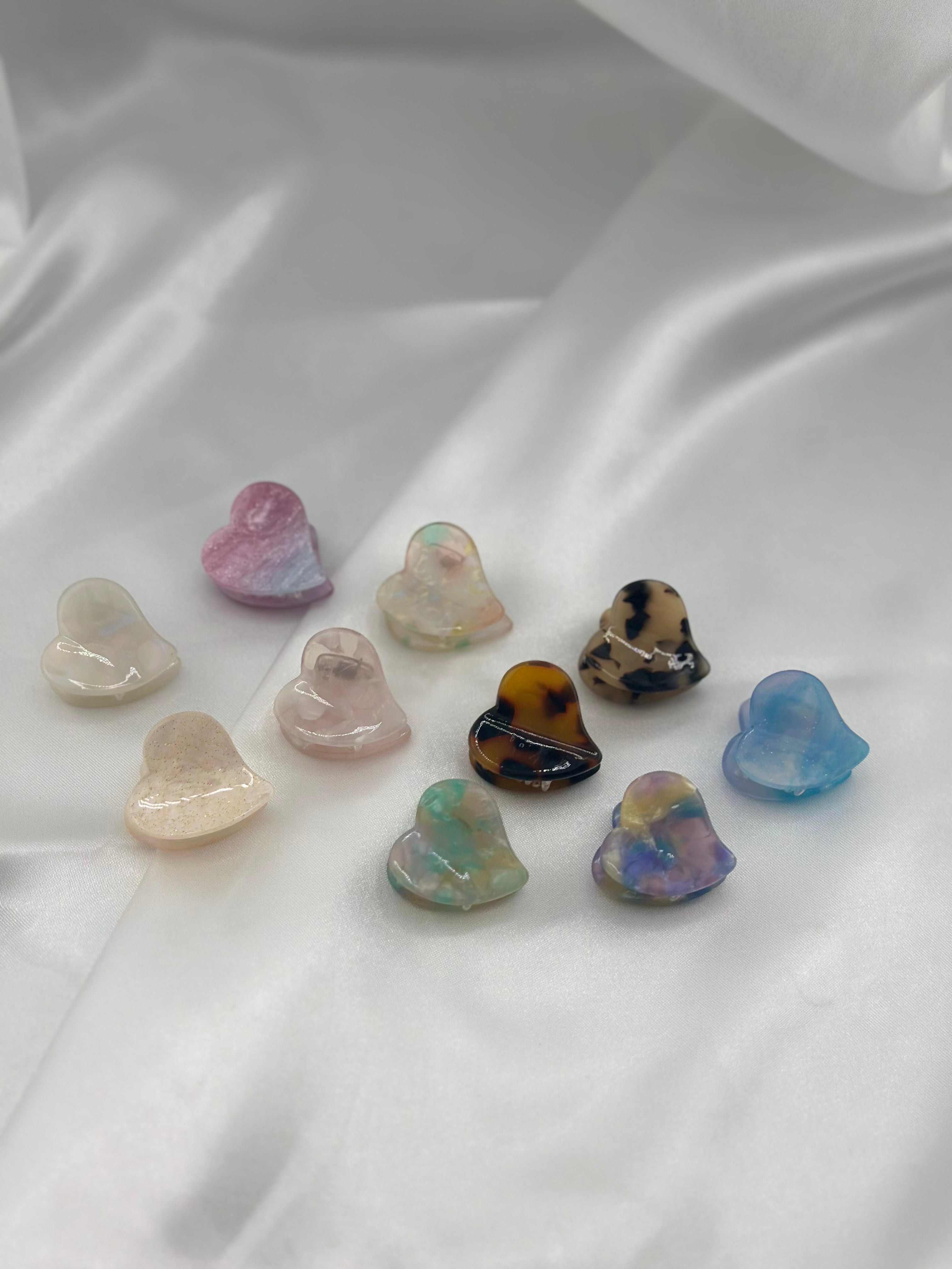 Mini Heart Clips