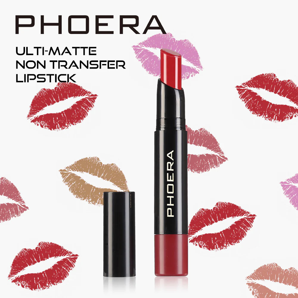 PHOERA Ultra Matte Non Transfer Lipstick