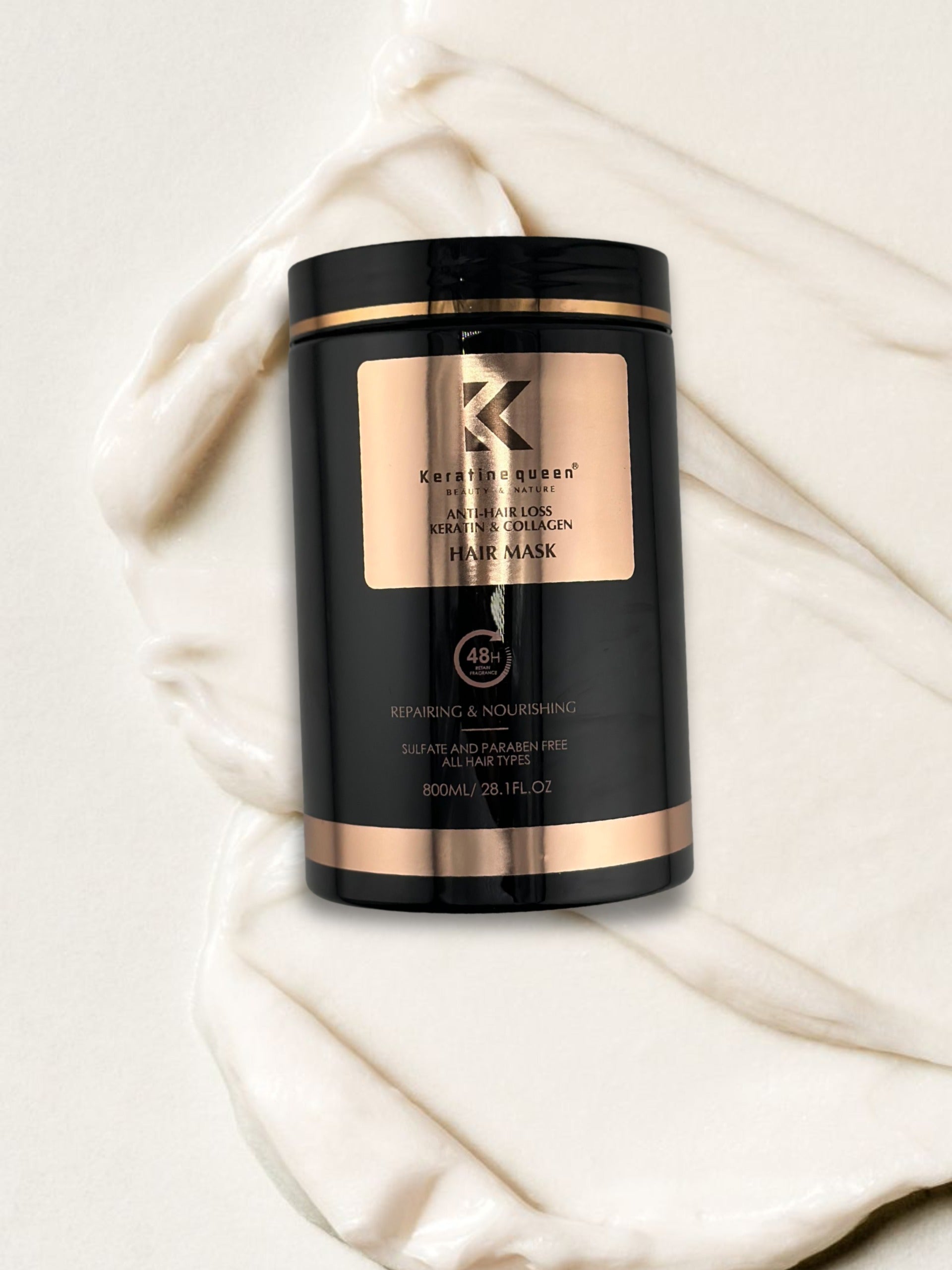 Keratine Queen Anti-Hair Loss KeratinCollagen Hair Mask