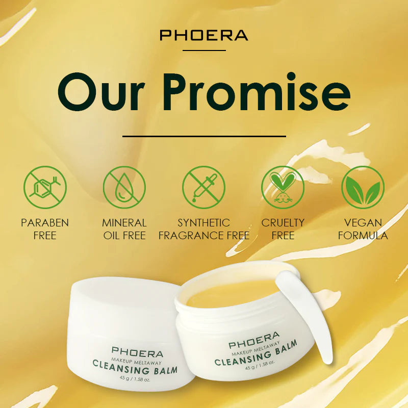 PHOERA Cleansing Balm with Sweet Orange Essential Oil