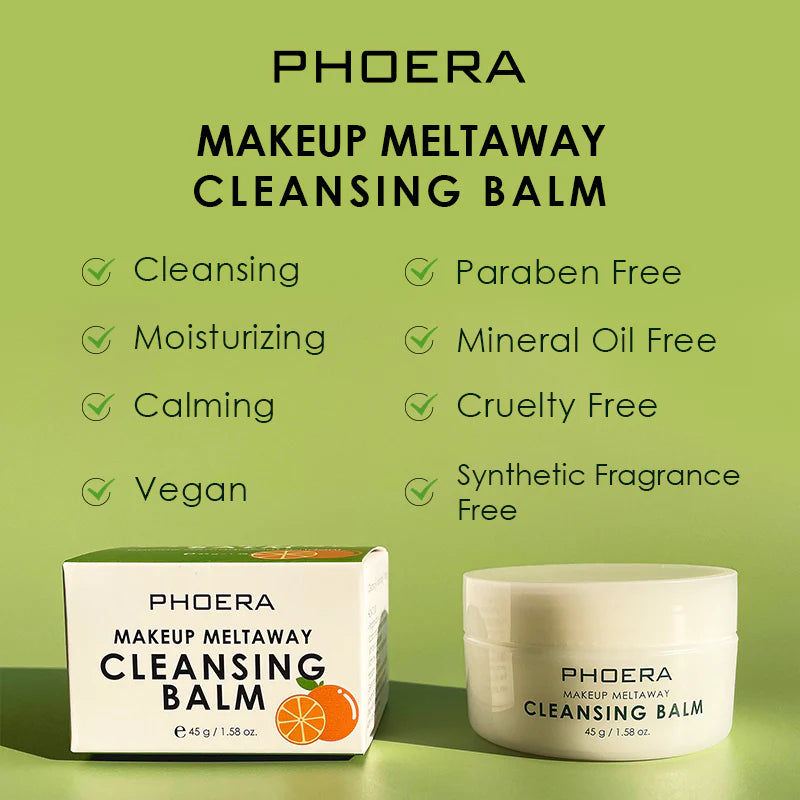 PHOERA Cleansing Balm with Sweet Orange Essential Oil