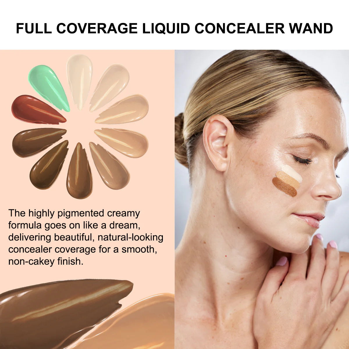 PHOERA Full Coverage Liquid Concealer Wand