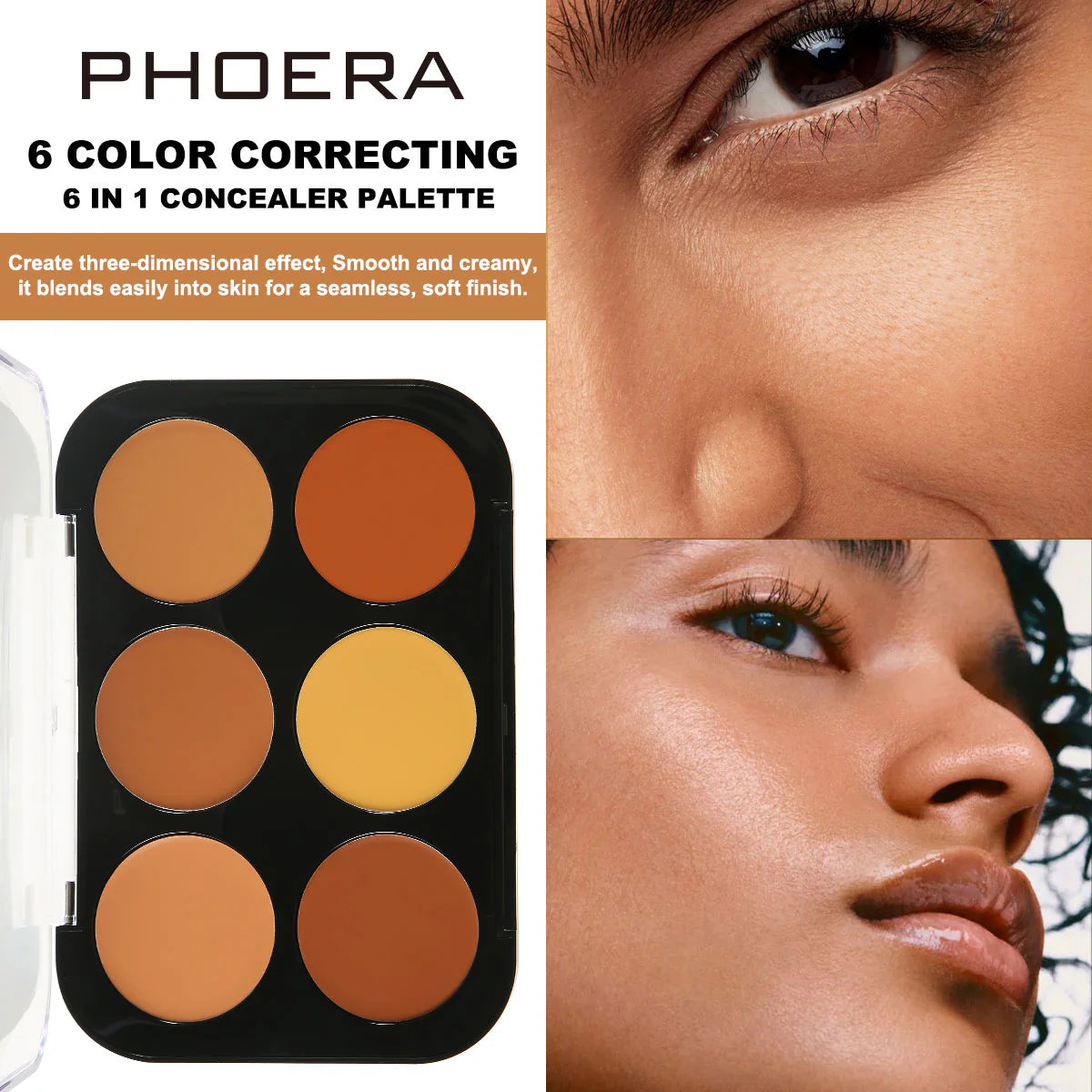 PHOERA Cream Concealer Correct Contour Palette