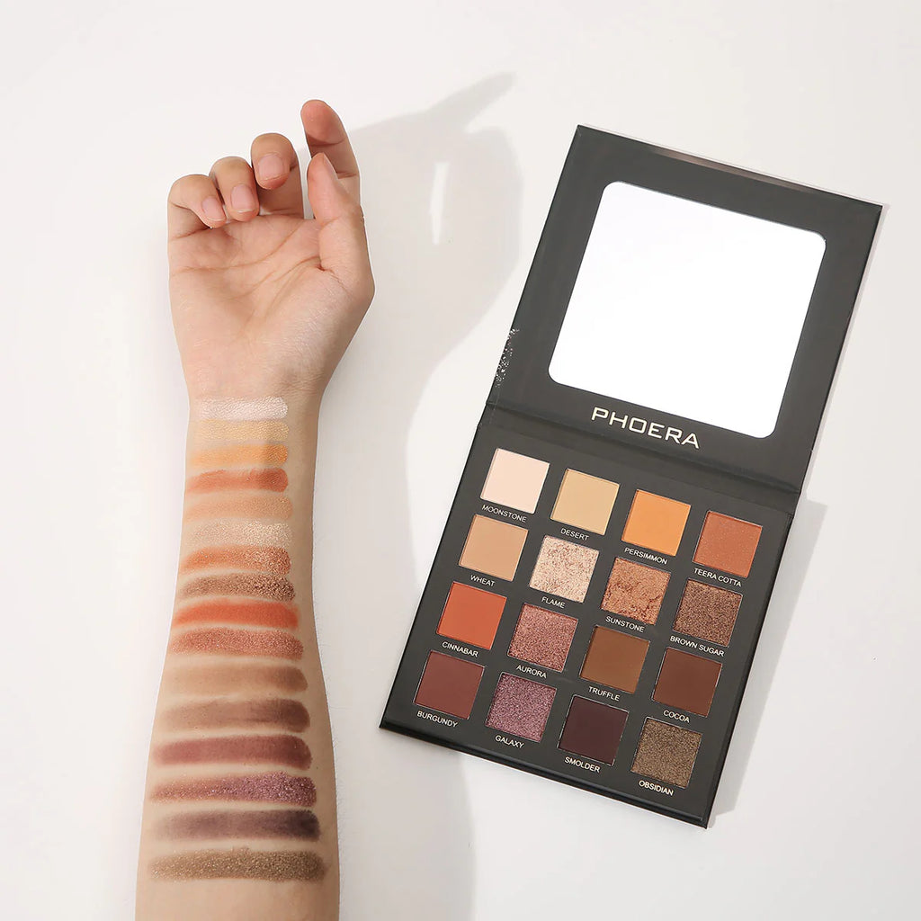 Phoera Highly Pigmented Eyeshadow X16 Palette