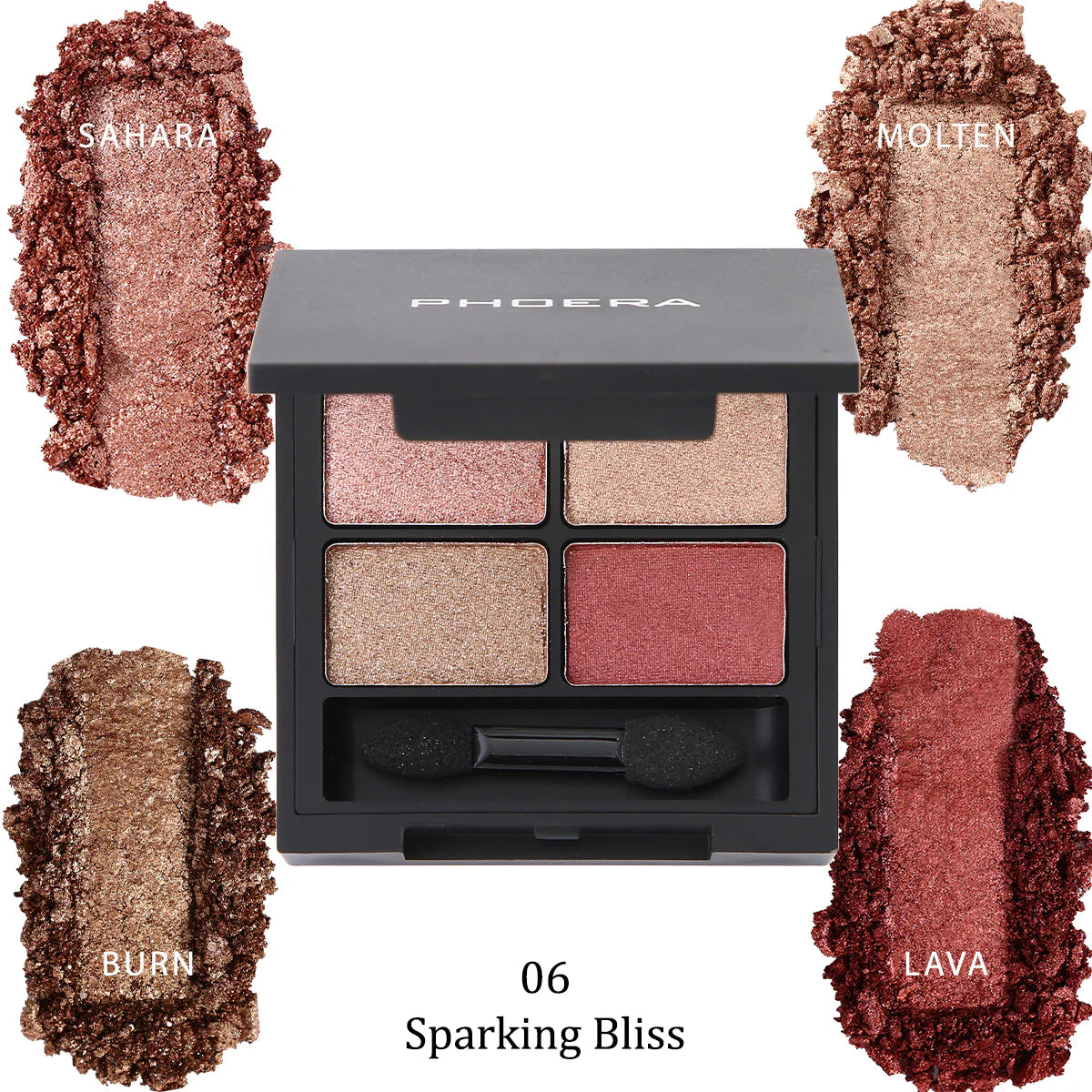 PHOERA Fours Flawless Highly Pigmented Shadow Palette