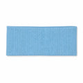 Off duty in blue