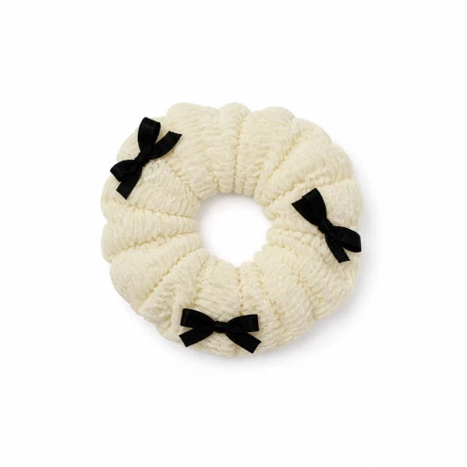 Bow business in white