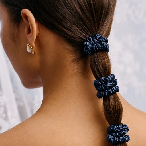 Navy silky